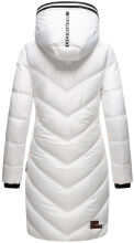 Marikoo Armasa lange Damen Winter Steppjacke Weiss Gr.XXL