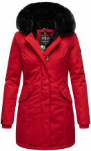 Marikoo Karambaa Damen Parka Winterjacke Rot-Gr.S