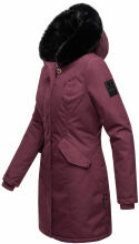 Marikoo Karambaa Damen Parka Winterjacke Weinrot-Gr.S