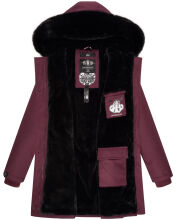 Marikoo Karambaa Damen Parka Winterjacke Weinrot-Gr.S