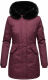 Marikoo Karambaa Damen Parka Winterjacke Weinrot-Gr.S