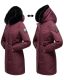 Marikoo Karambaa Damen Parka Winterjacke Weinrot-Gr.S