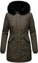 Marikoo Karambaa Damen Parka Winterjacke Anthrazit-Gr.XS