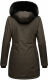 Marikoo Karambaa Damen Parka Winterjacke Anthrazit-Gr.XS