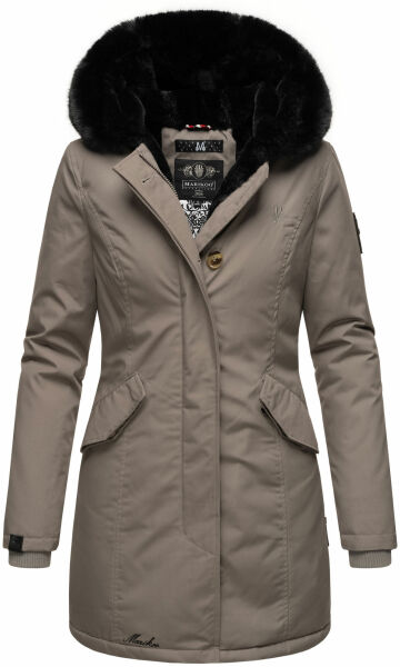 Marikoo Karambaa Damen Parka Winterjacke Grau-Gr.S