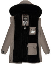 Marikoo Karambaa Damen Parka Winterjacke Grau-Gr.S