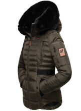 Navahoo Melikaa ladies winter jacket with faux fur collar & hood