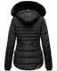 Navahoo Melikaa Damen Winterjacke mit Kunstfellkragen & Kapuze Schwarz-Gr.XS