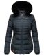 Navahoo Melikaa ladies winter jacket with faux fur collar & hood Navy-Gr.S