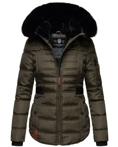 Navahoo Melikaa ladies winter jacket with faux fur collar & hood Anthrazit-Gr.S