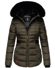 Navahoo Melikaa ladies winter jacket with faux fur collar & hood Anthrazit-Gr.S