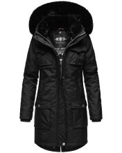 Navahoo Tiniis Damen Parka Winterjacke Schwarz...