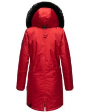 Navahoo Tiniis Damen Parka Winterjacke Rot Gr&ouml;&szlig;e M - Gr. 38