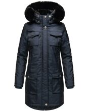 Navahoo Tiniis Damen Parka Winterjacke Navy Größe S - Gr. 36