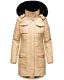 Navahoo Tiniis ladies parka winter jacket - Beige-Gr.XS