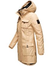 Navahoo Tiniis Damen Parka Winterjacke Beige Gr&ouml;&szlig;e S - Gr. 36