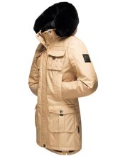 Navahoo Tiniis Damen Parka Winterjacke Beige Gr&ouml;&szlig;e S - Gr. 36