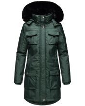 Navahoo Tiniis Damen Parka Winterjacke Gr&uuml;n Gr&ouml;&szlig;e S - Gr. 36