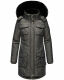 Navahoo Tiniis Damen Parka Winterjacke Anthrazit Größe S - Gr. 36