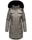 Navahoo Tiniis Damen Parka Winterjacke Grau Größe M - Gr. 38