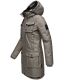 Navahoo Tiniis Damen Parka Winterjacke Grau Größe M - Gr. 38