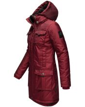 Navahoo Tiniis Damen Parka Winterjacke Bordeaux Gr&ouml;&szlig;e XS - Gr. 34