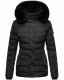 Navahoo Milianaa winter jacket quilted jacket lined hood faux fur Schwarz-Gr.XS