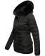 Navahoo Milianaa winter jacket quilted jacket lined hood faux fur Schwarz-Gr.L