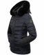 Navahoo Milianaa winter jacket quilted jacket lined hood faux fur Navy-Gr.XS