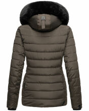 Navahoo Milianaa winter jacket quilted jacket lined hood faux fur Anthrazit-Gr.XS