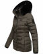 Navahoo Milianaa winter jacket quilted jacket lined hood faux fur Anthrazit-Gr.XS