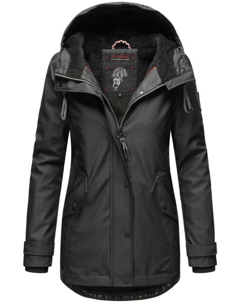 Navahoo Lindraa Damen Regenjacke Schwarz Größe S