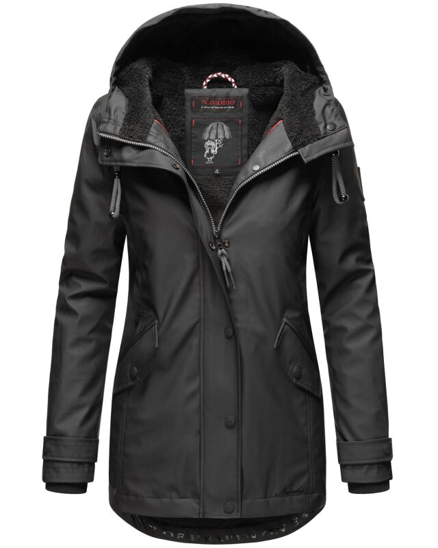 Navahoo Lindraa Damen Regenjacke Schwarz