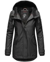 Navahoo Lindraa Damen Regenjacke Schwarz Größe M