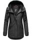 Navahoo Lindraa Damen Regenjacke Schwarz Größe M