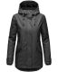Navahoo Lindraa Damen Regenjacke Schwarz Größe M