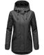 Navahoo Lindraa Damen Regenjacke Schwarz Größe XL