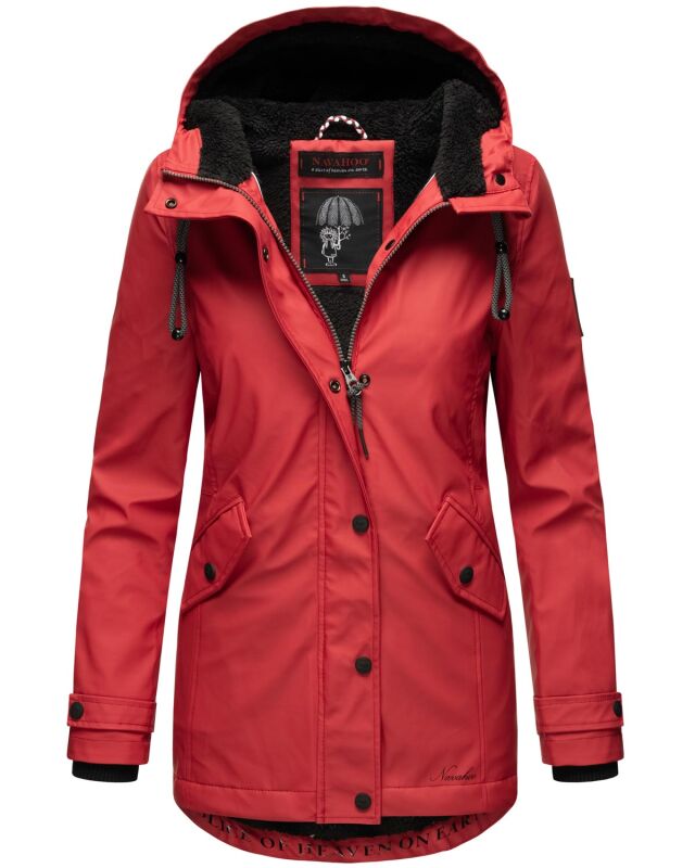 Navahoo Lindraa Damen Regenjacke Rot Gr&ouml;&szlig;e M