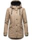 Navahoo Lindraa Damen Regenjacke Taupe Größe XS