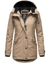 Navahoo Lindraa Damen Regenjacke Taupe Gr&ouml;&szlig;e S