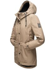 Navahoo Lindraa Damen Regenjacke Taupe Gr&ouml;&szlig;e S