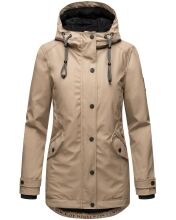 Navahoo Lindraa Damen Regenjacke Taupe Gr&ouml;&szlig;e M