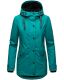 Navahoo Lindraa ladies rain jacket - Dark Green-Gr.XS