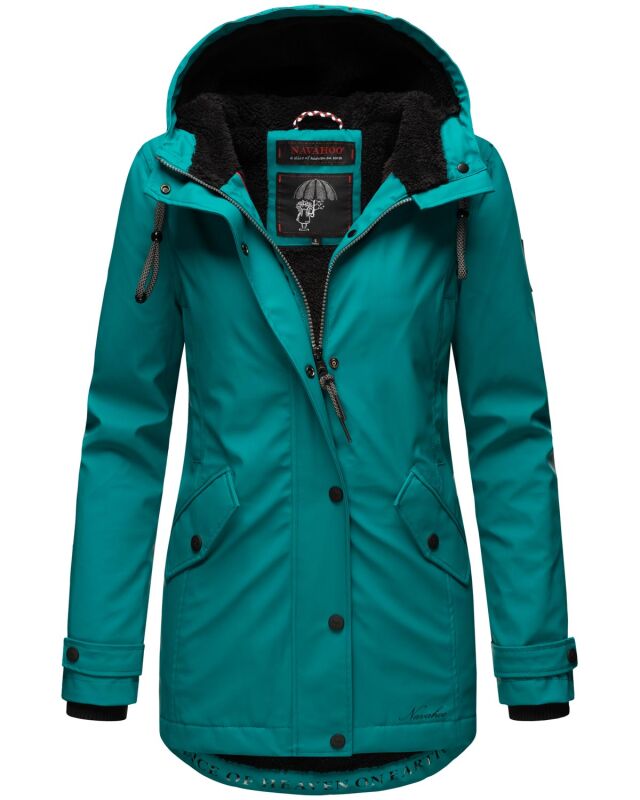 Navahoo Lindraa Damen Regenjacke Dunkelgrün