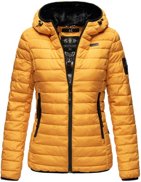 Marikoo Jaylaa ladies quilted jacket B848 yellow size XS - Gr. 34