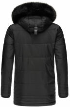 Navahoo Luaan Herren Winterjacke mit Kapuze Schwarz-Gr.S