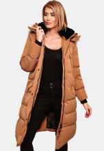 Navahoo Fahmiyaa Damen lange Winterjacke mit Kapuze