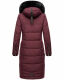 Navahoo Fahmiyaa ladies long hooded winter jacket Weinrot-Gr.XS