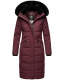 Navahoo Fahmiyaa ladies long hooded winter jacket Weinrot-Gr.XXL