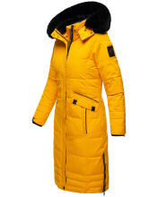 Navahoo Fahmiyaa ladies long hooded winter jacket Gelb-Gr.XS